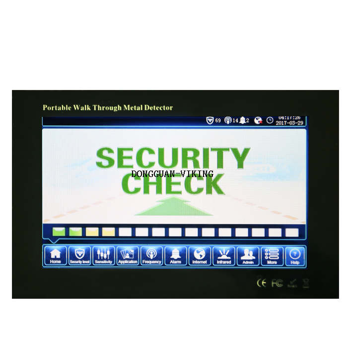 Airports events security screening metal detector walk through gate