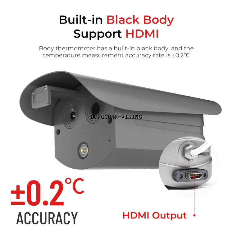 One Long Range Body Temperature Monitoring Checker Fever Detection Mini Thermal Camera OEM